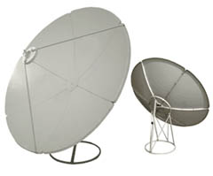 Digiwave 1.65m prime focus satellite dish