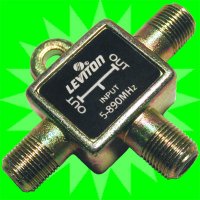 Leviton two-way T splitter/combiner image